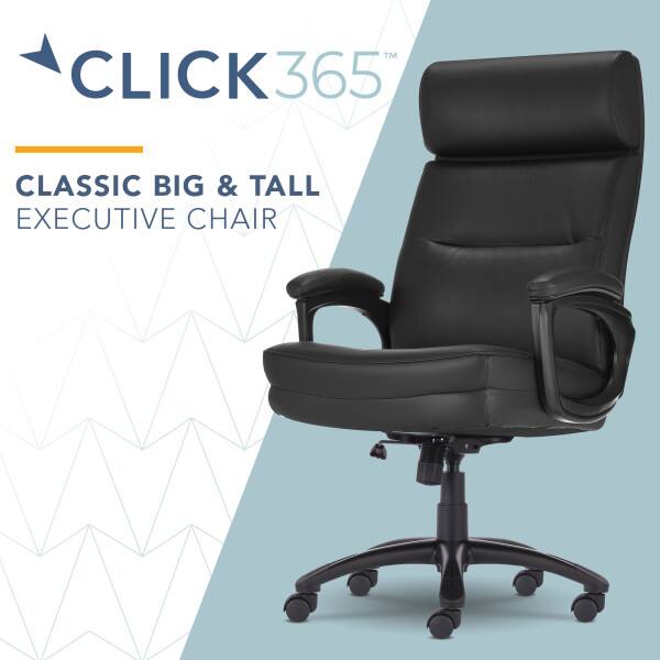 Click365 - Click365™ Classic Big & Tall Executive Office Chair - Black price history on PriceWatchPro