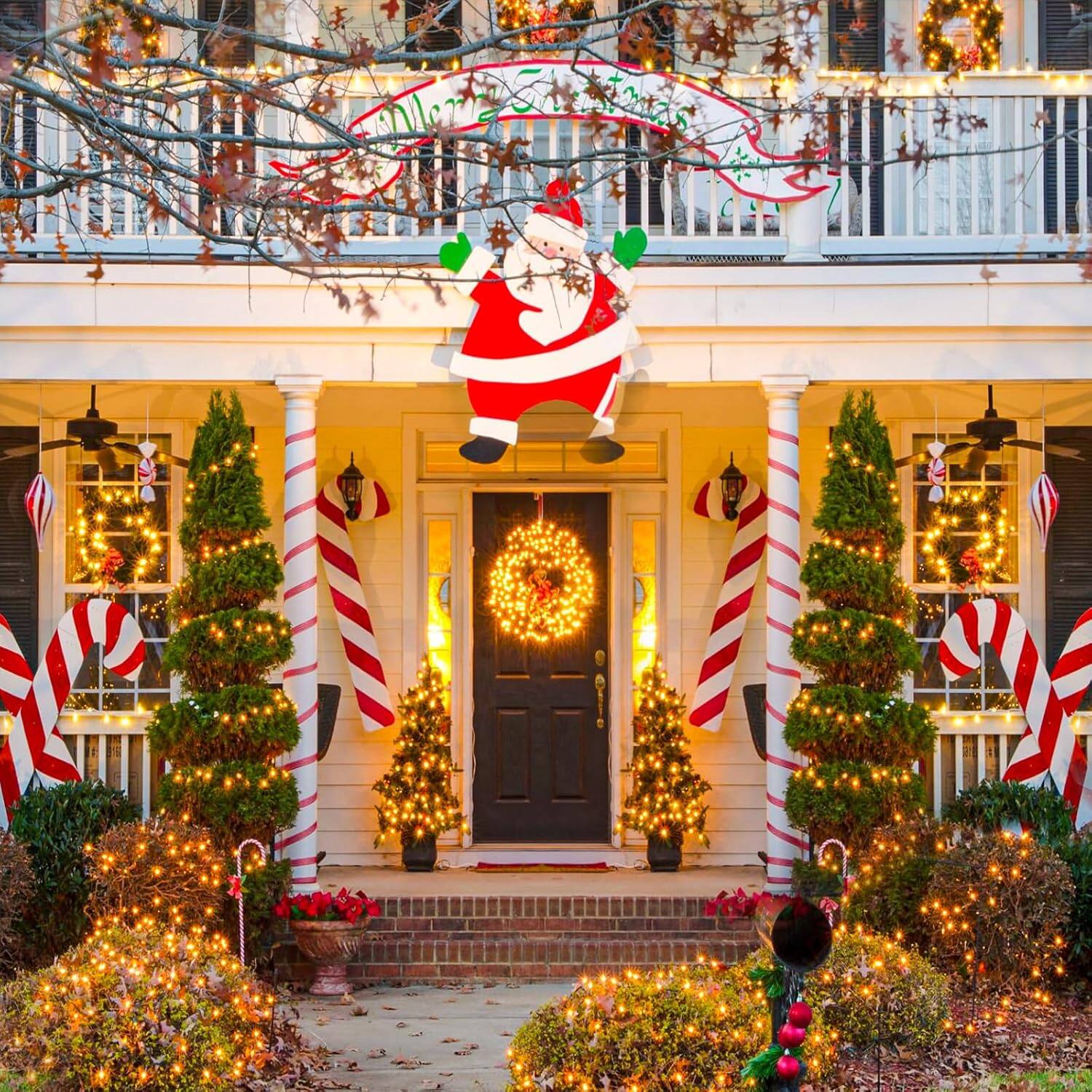 Alt View 7. Wikistore - WIKISTORE 100FT 300 LED Christmas Lights Outdoor Warm White 8 Modes Waterproof Connectable.