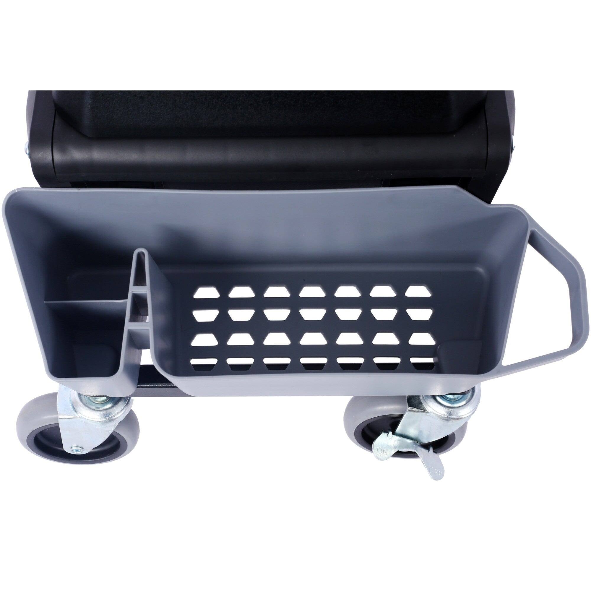 Alt View 3. Boyel Living - 330 Lbs Capacity Gray Mechanics Creeper with Wheels Soft Rubber Cushion - Gray.