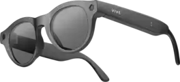 HTC - VIVE Eagle™ AI Glasses – Round, Sunglass Lens - Charcoal Black