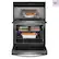 Angle. Whirlpool - Whirlpool - 30" Built-In Electric Convection Combination Wall Oven with Microwave and WiFi - Fingerprint Resistant Stainless Steel.