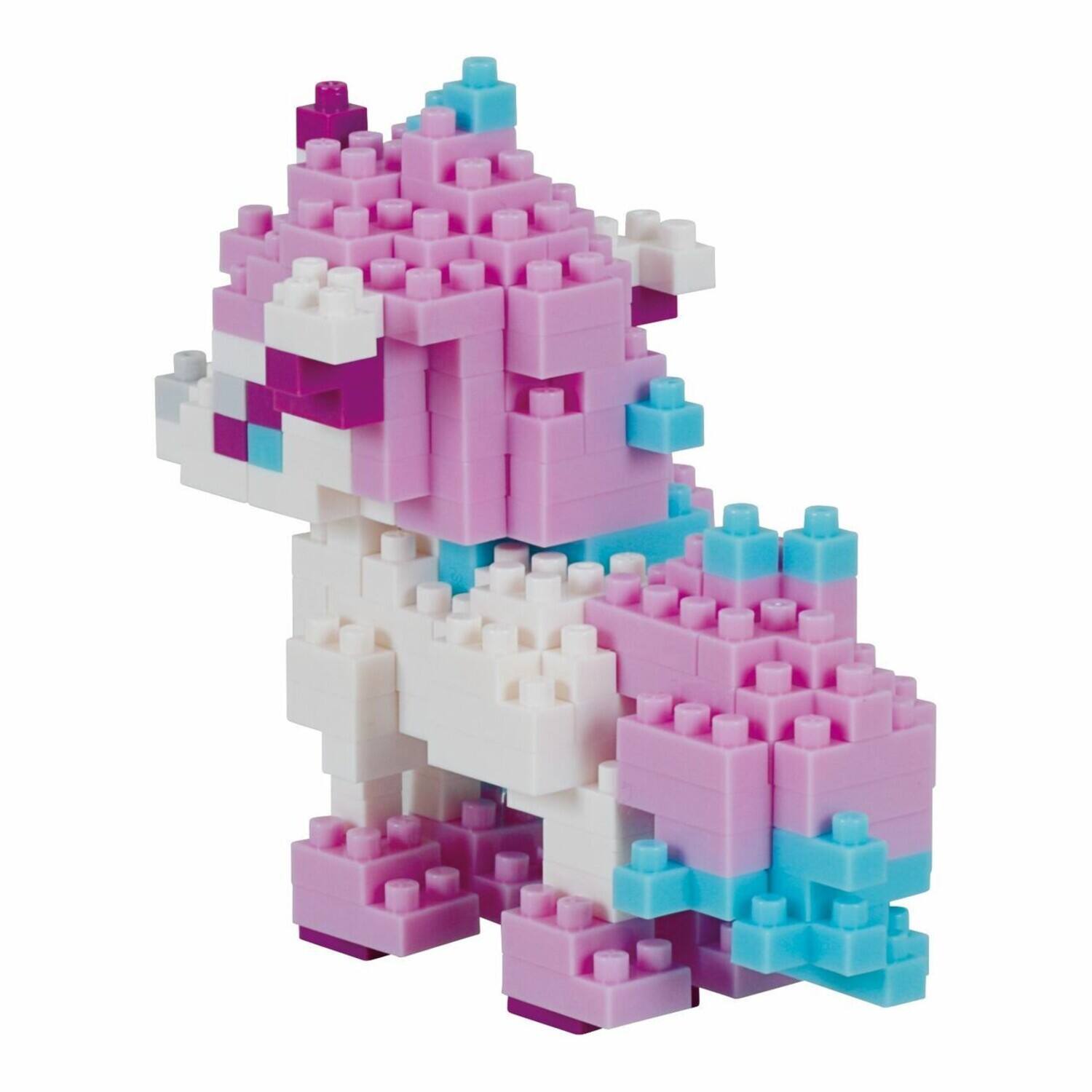 Alt View 1. PopMarket - Nanoblock - Pokemon Series - Galar Ponyta Building Kit   - Collectibles - Multicolor.