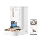 PETKIT
YUMSHARE DUAL-HOPPER
AI Camera
1:4 TUNSHART
12077I
Today's Log
17:10 - Angel enjoyed the meal
Duration: 120s
16:30 - Qiqi appeared
2 Meals
Pet 2
Fed 5