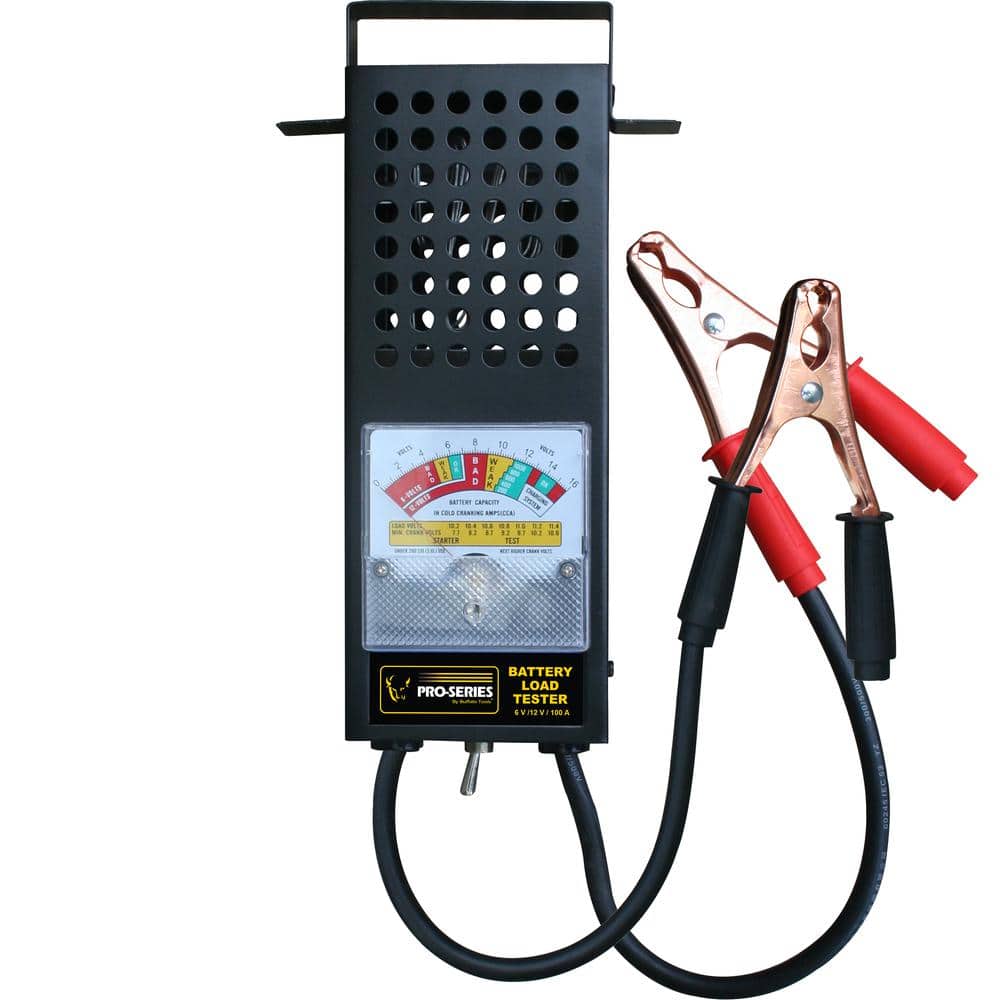 AmeriHome - 100 Amp Battery Tester - Black