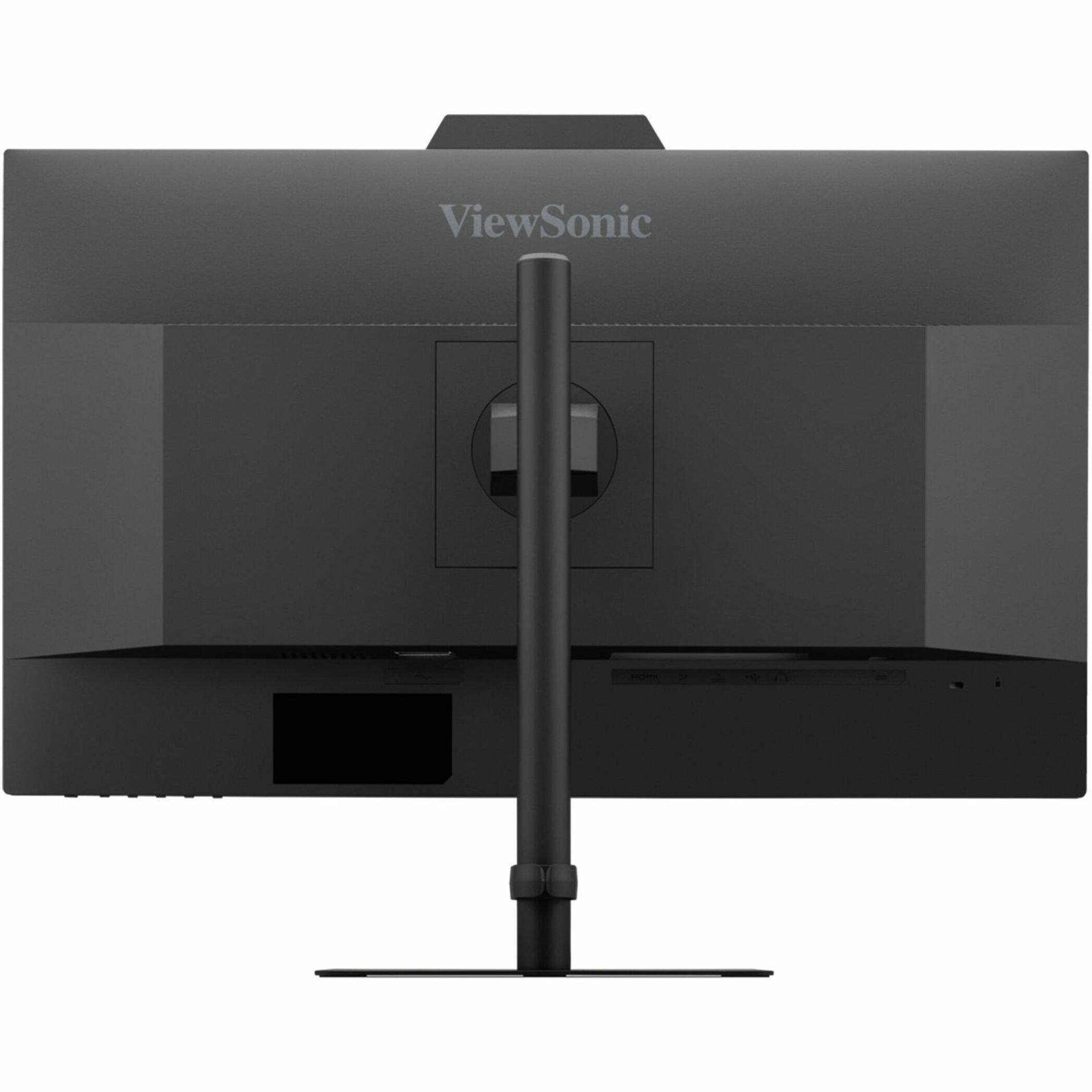 Alt View 18. ViewSonic - VG2741V 27" IPS FHD Video Conferencing Monitor with integrated Windows Hello Certified IR 5MP Webcam. (USB-C, HDMI, DP) - Black.