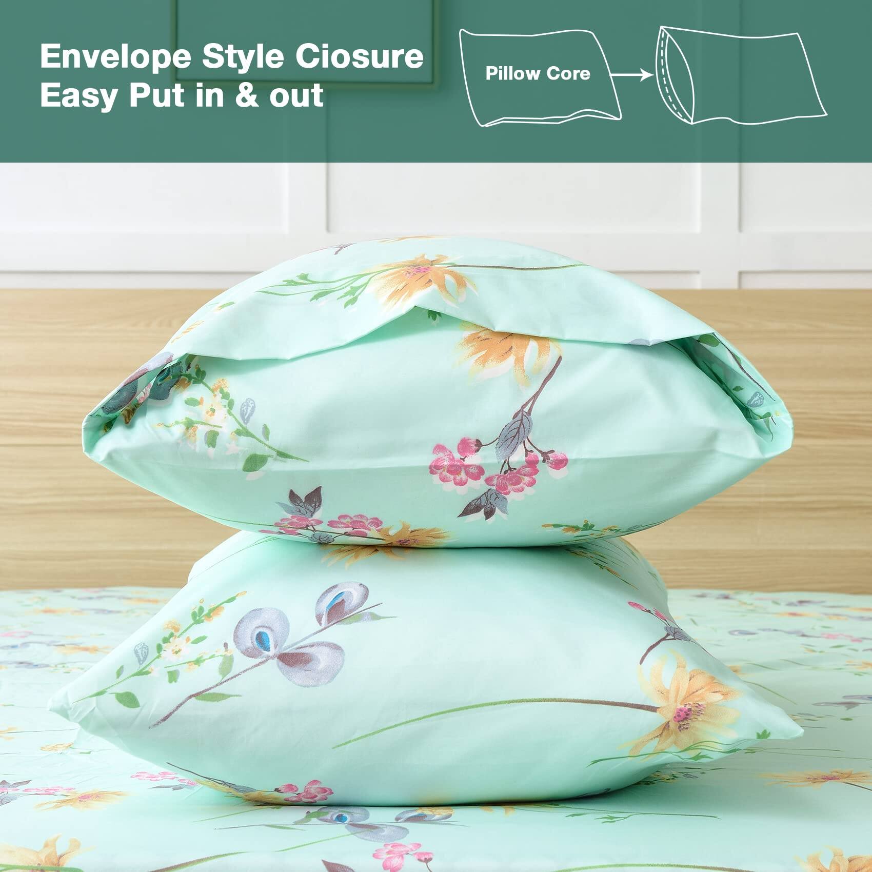 Envelope Style Closure  
Easy Put in & out  

Pillow Core