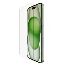 Belkin - ScreenForce Tempered Glass for iPhone 16 Plus, 15 Plus, and 14 Pro Max with EZ Align Tray - Clear