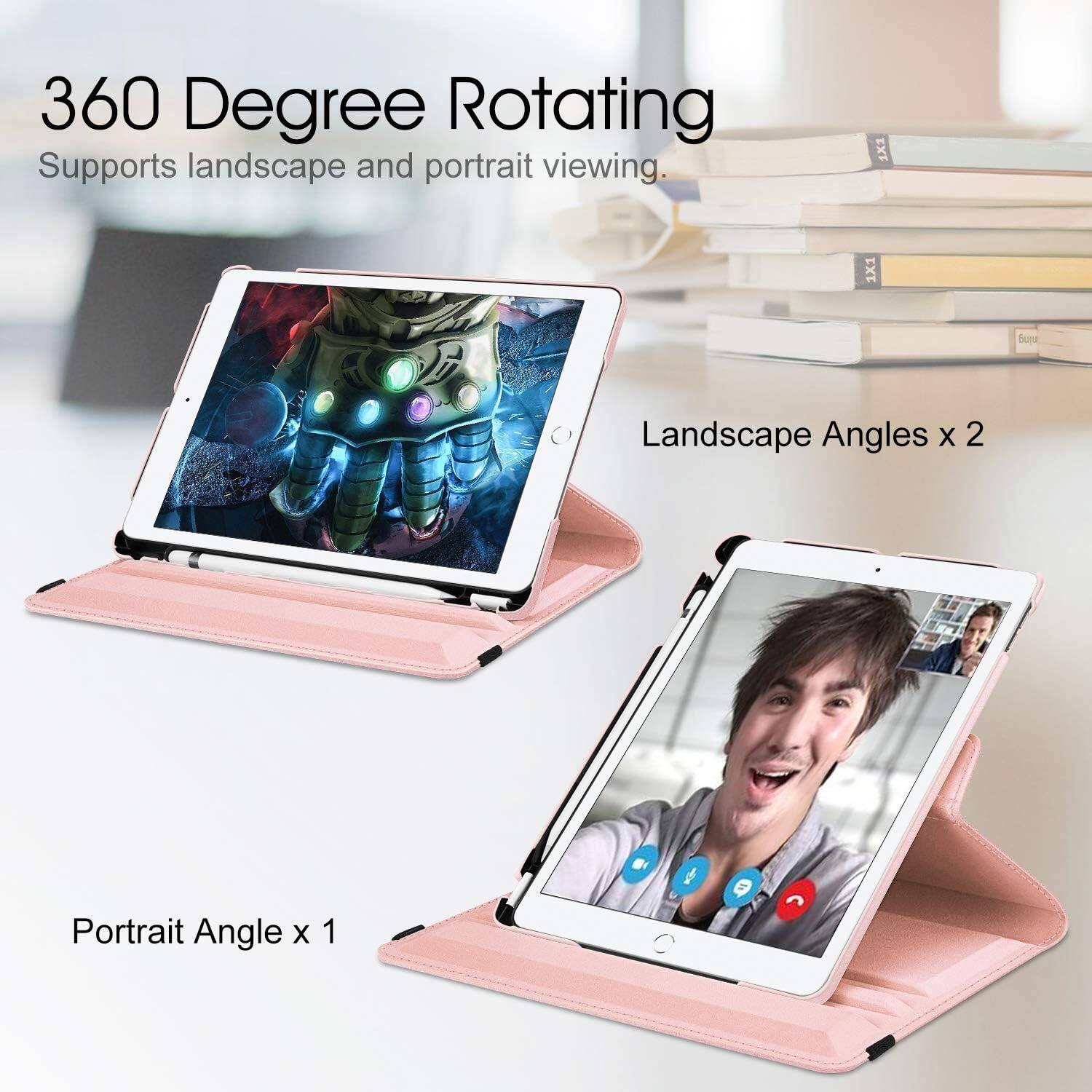 360 Degree Rotating  
Supports landscape and portrait viewing.  
Landscape Angles x 2  
Portrait Angle x 1