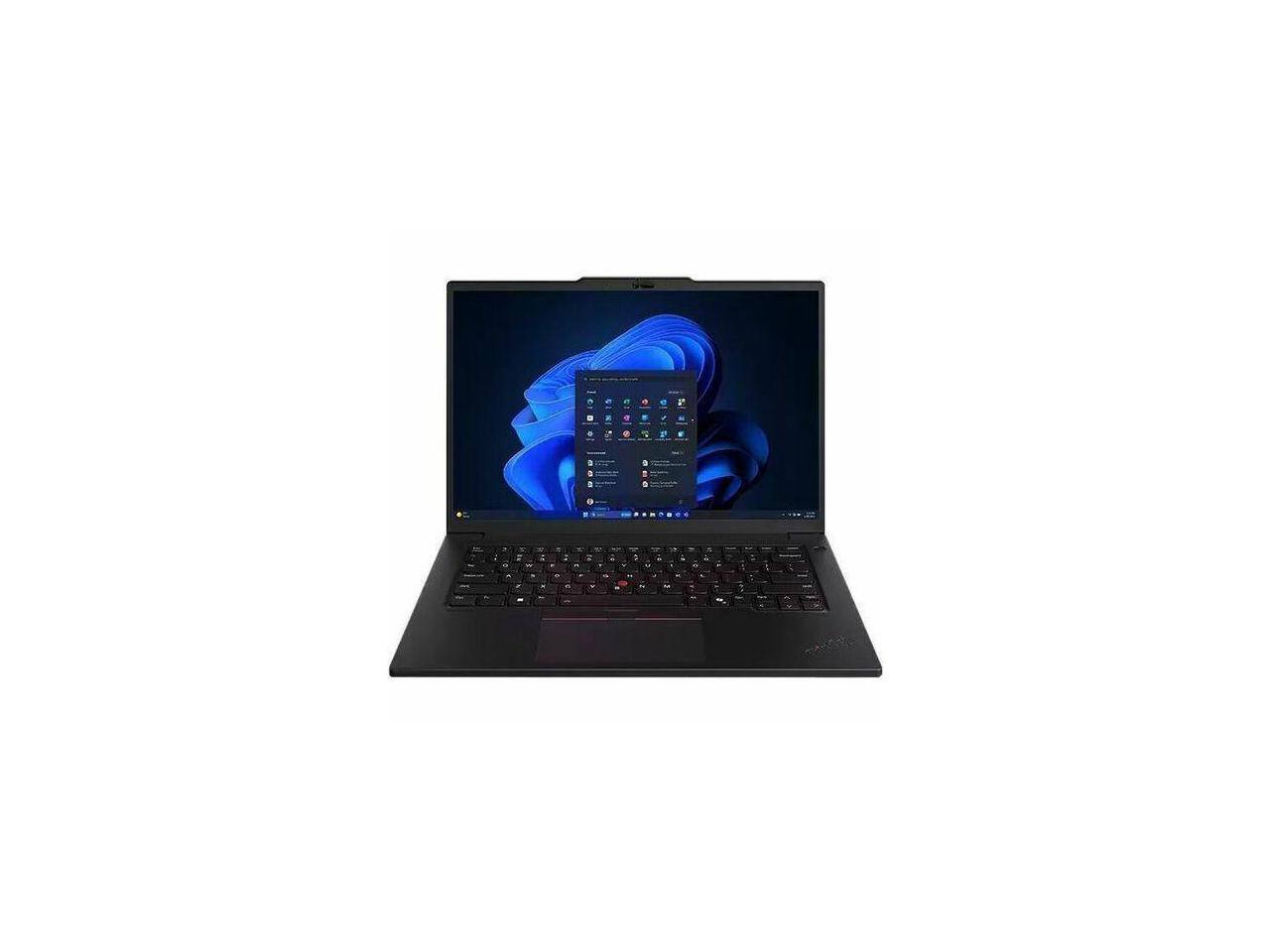 Alt View 9. Lenovo - Lenovo ThinkPad P1 Gen 6 14.5" Touch, Intel Ultra 7, RTX 500, 32GB, 1TB, Win 11 Pro - Black.
