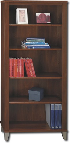  Bush - Somerset 5-Shelf Bookcase - Hansen Cherry