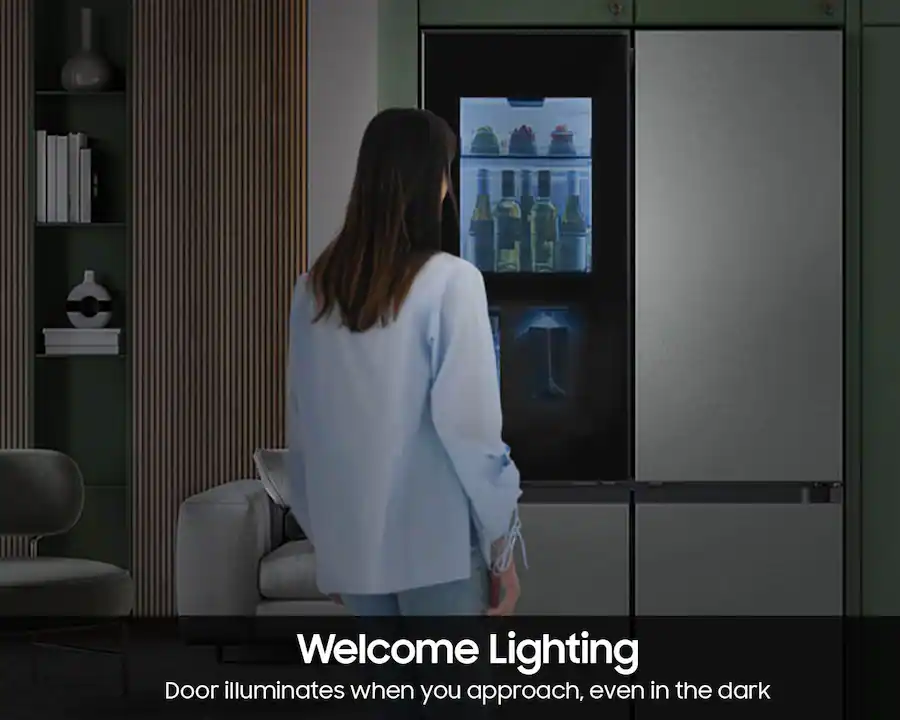 Samsung 36 in. Wide Bespoke 23 Cu. Ft. 4 Door Flex French Door Counter ...