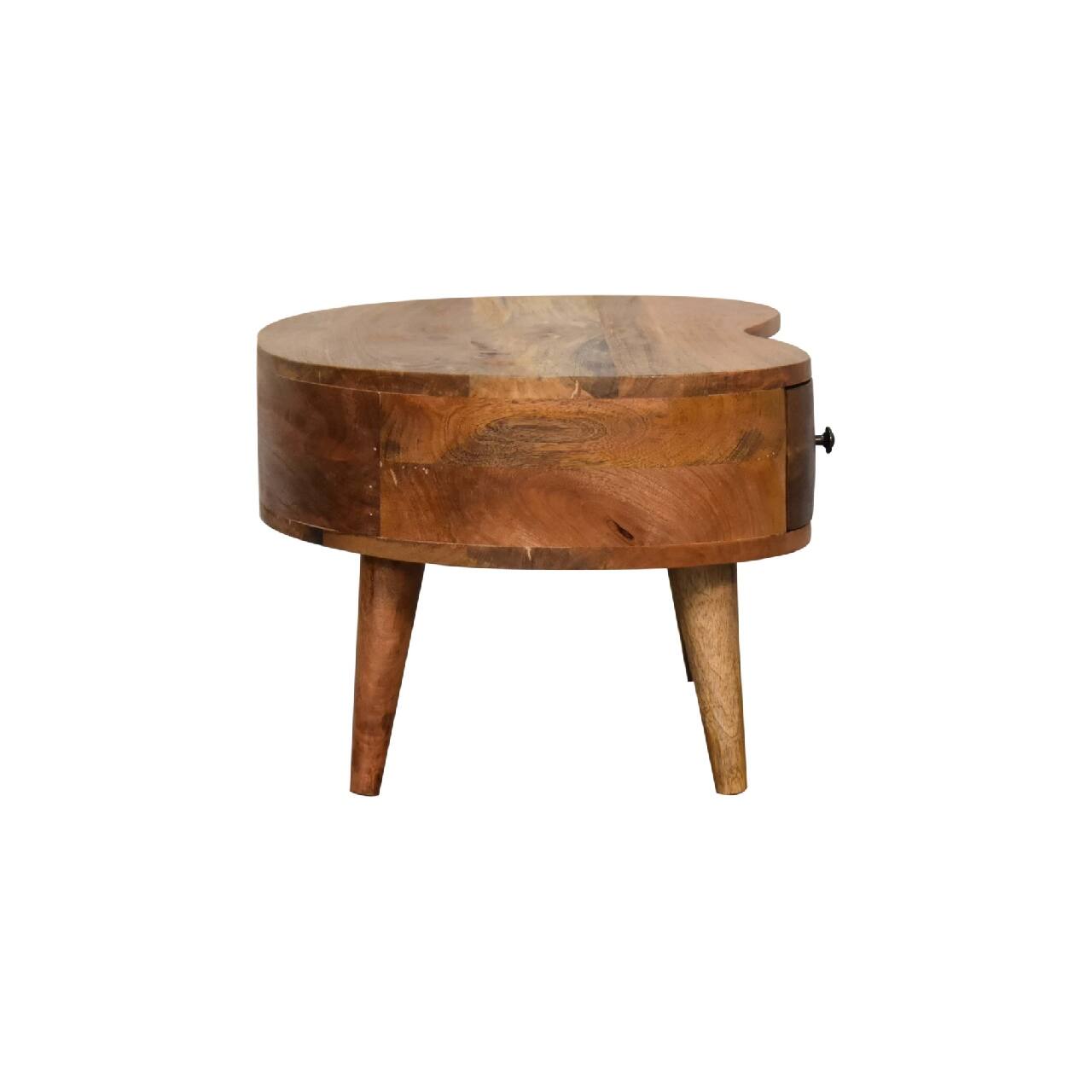 Alt View 6. Artisan Furniture - Mini Oak-ish Wave Coffee Table - oak-ish.