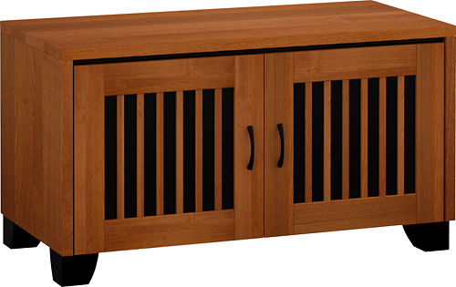 Angle View: Salamander Designs - Chameleon Sonoma 221 A/V Cabinet for Flat-Panel TVs Up to 46" - Cherry