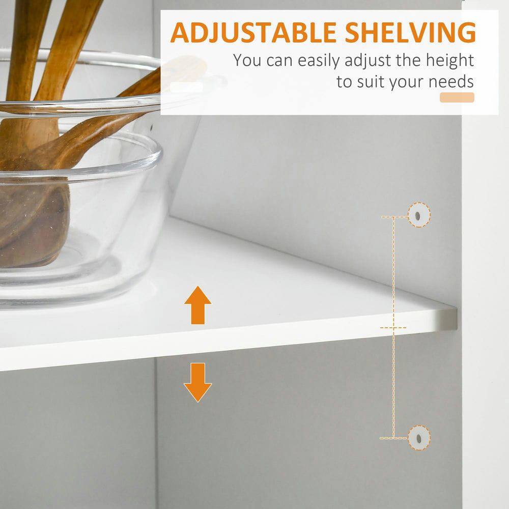 ADJUSTABLE SHELVING  
You can easily adjust the height to suit your needs