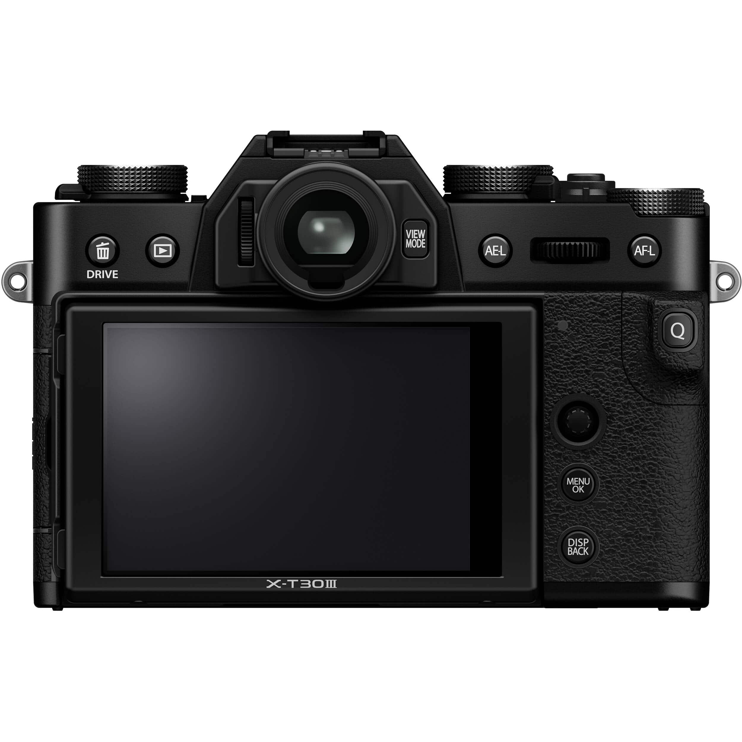 Fujifilm X T30 III Mirrorless Camera (Black) Bundle With 64GB