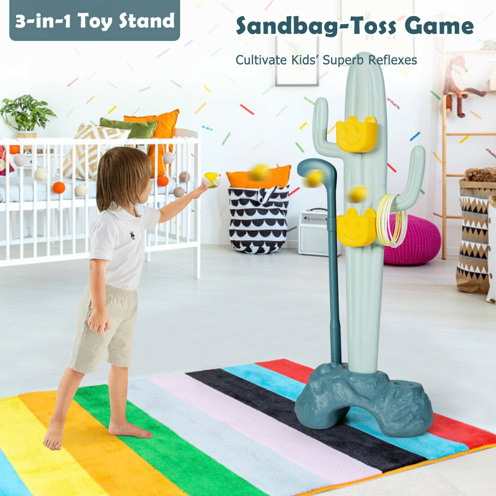 3-in-1 Toy Stand
Sandbag-Toss Game
Cultivate Kids' Superb Reflexes