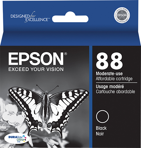 Epson - 88 Standard Capacity Ink Cartridge - Black - .99