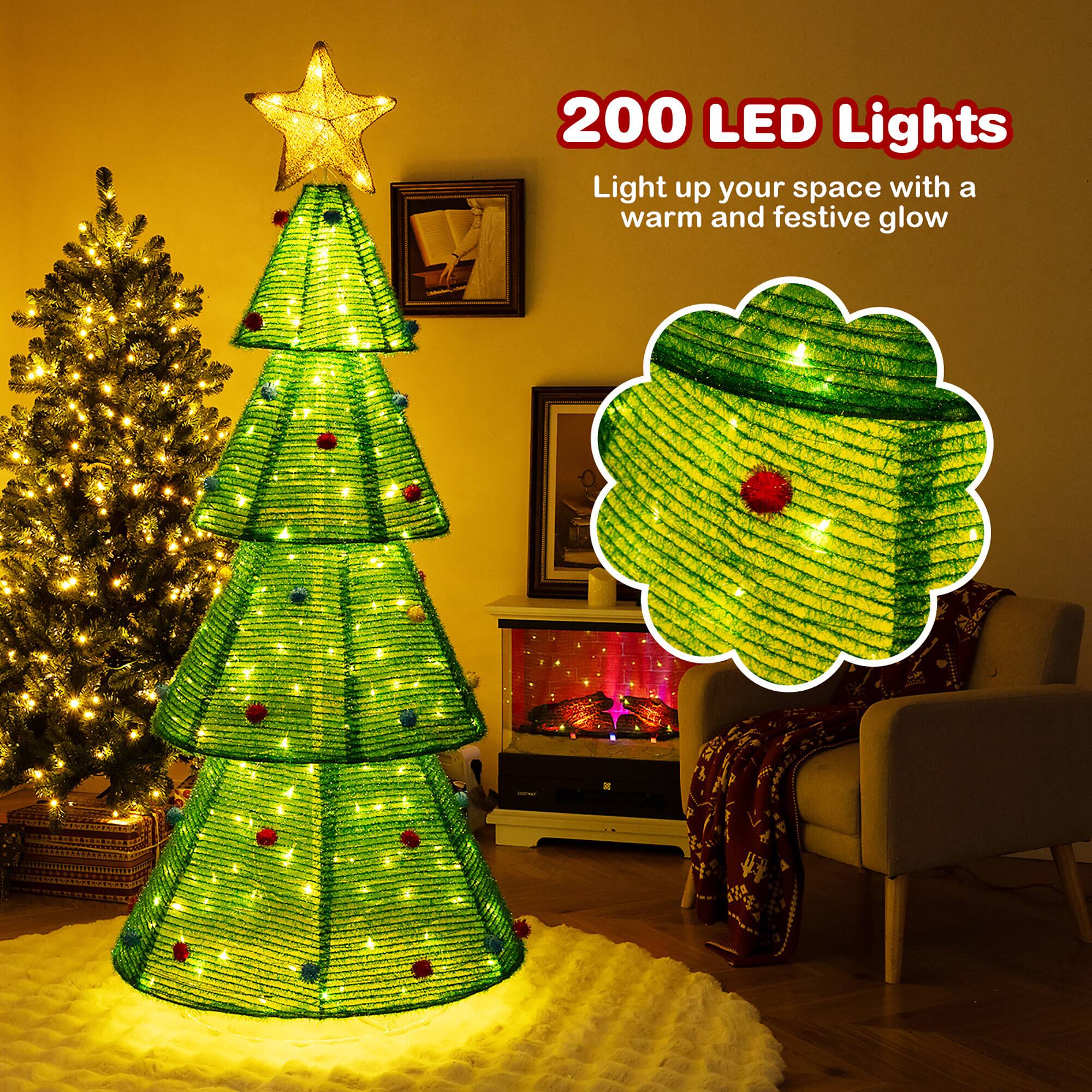 200 LED Lights

Light up your space with a warm and festive glow