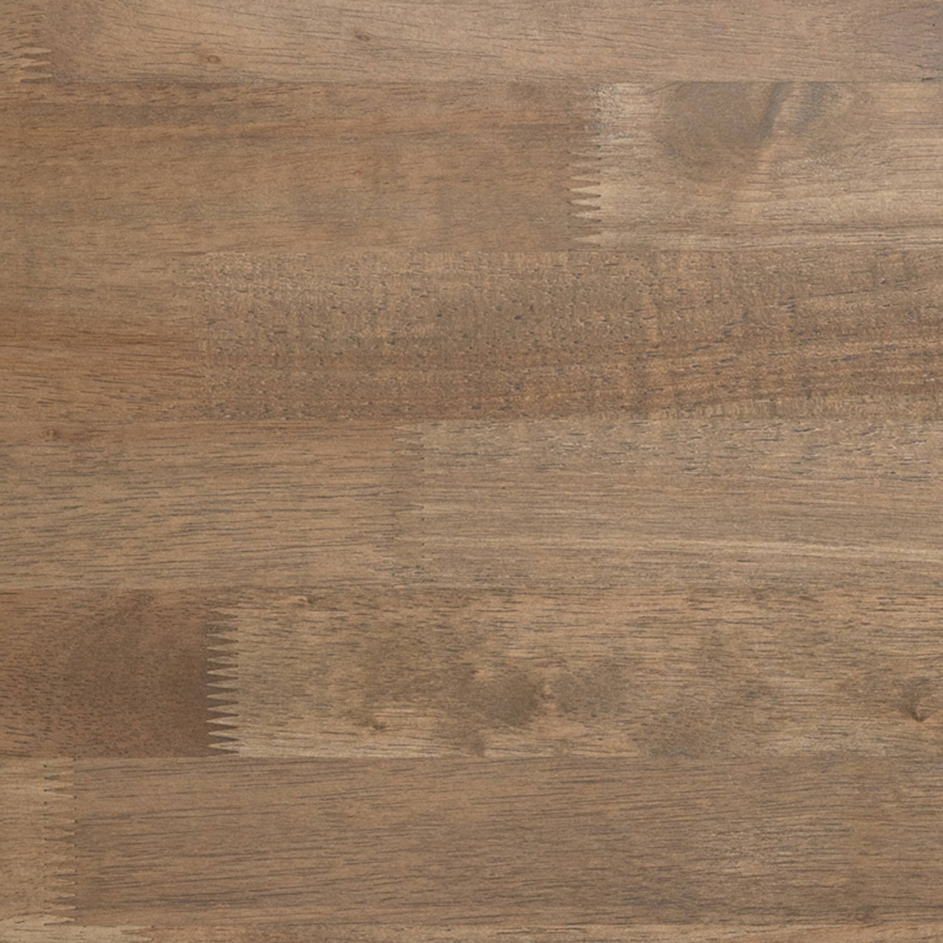 Alt View 10. Emma + Oliver - Saul Solid Wood Farmhouse Trestle Coffee Table - Rustic Brown.