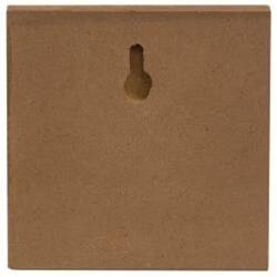 Left. BreeBe - *My Cat Is On Santa's Naughty List Square Block - Multicolor.