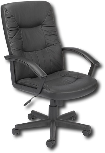  Init™ - Leather Office Chair - Black