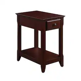 Manhattan Lane - Accent Table with 1 Drawer and Bottom Shelf - Brown
