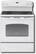 Front Standard. GE - 30" Freestanding Electric Range - White-on-White.