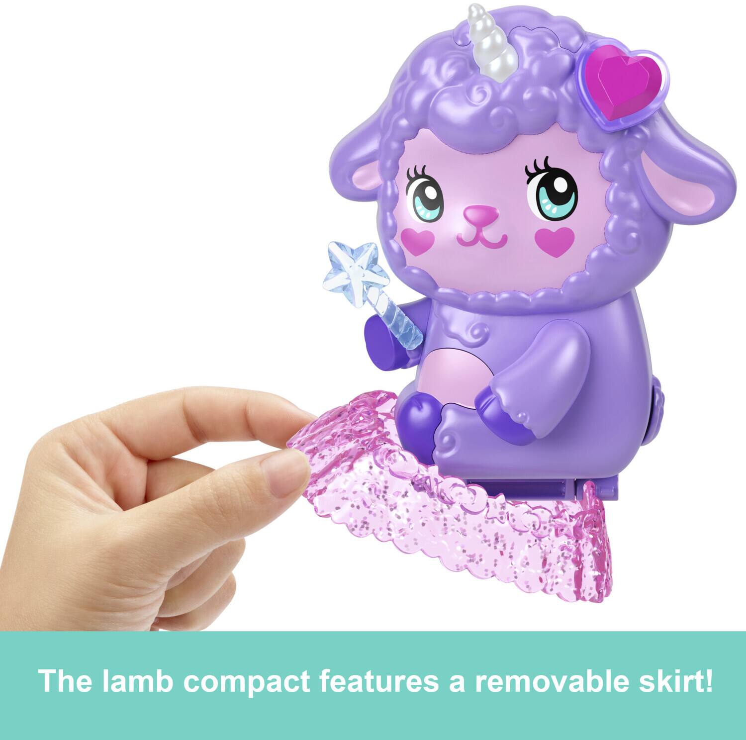 Mattel Polly Pocket Cozy Dreamland Lamb Compact COLLECTIBLES