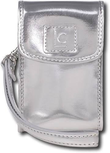Front Standard. Liz Claiborne - Clutch Case - Silver.