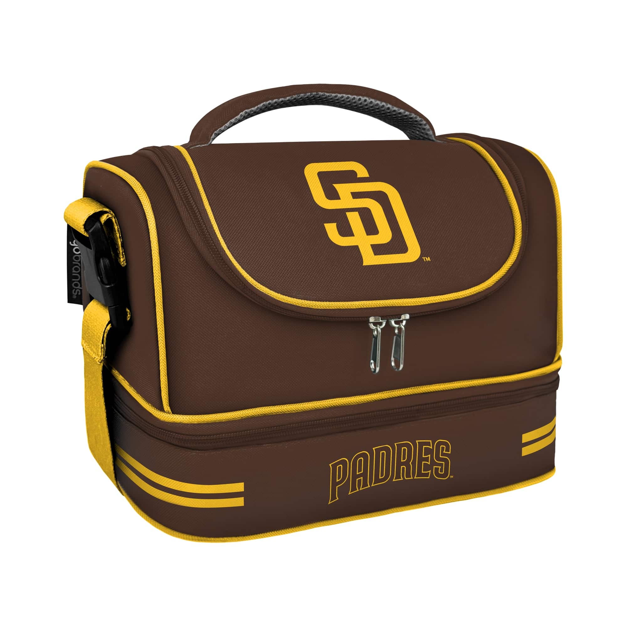 Logo Brands - San Diego Padres Lunch Cooler - Brown