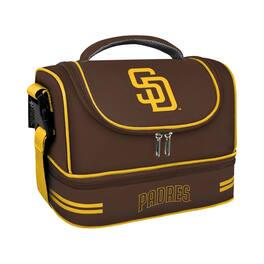 Logo Brands - San Diego Padres Lunch Cooler - Brown