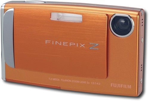 Best Buy: FUJIFILM FinePix 7.2MP Digital Camera Orange Z10fd
