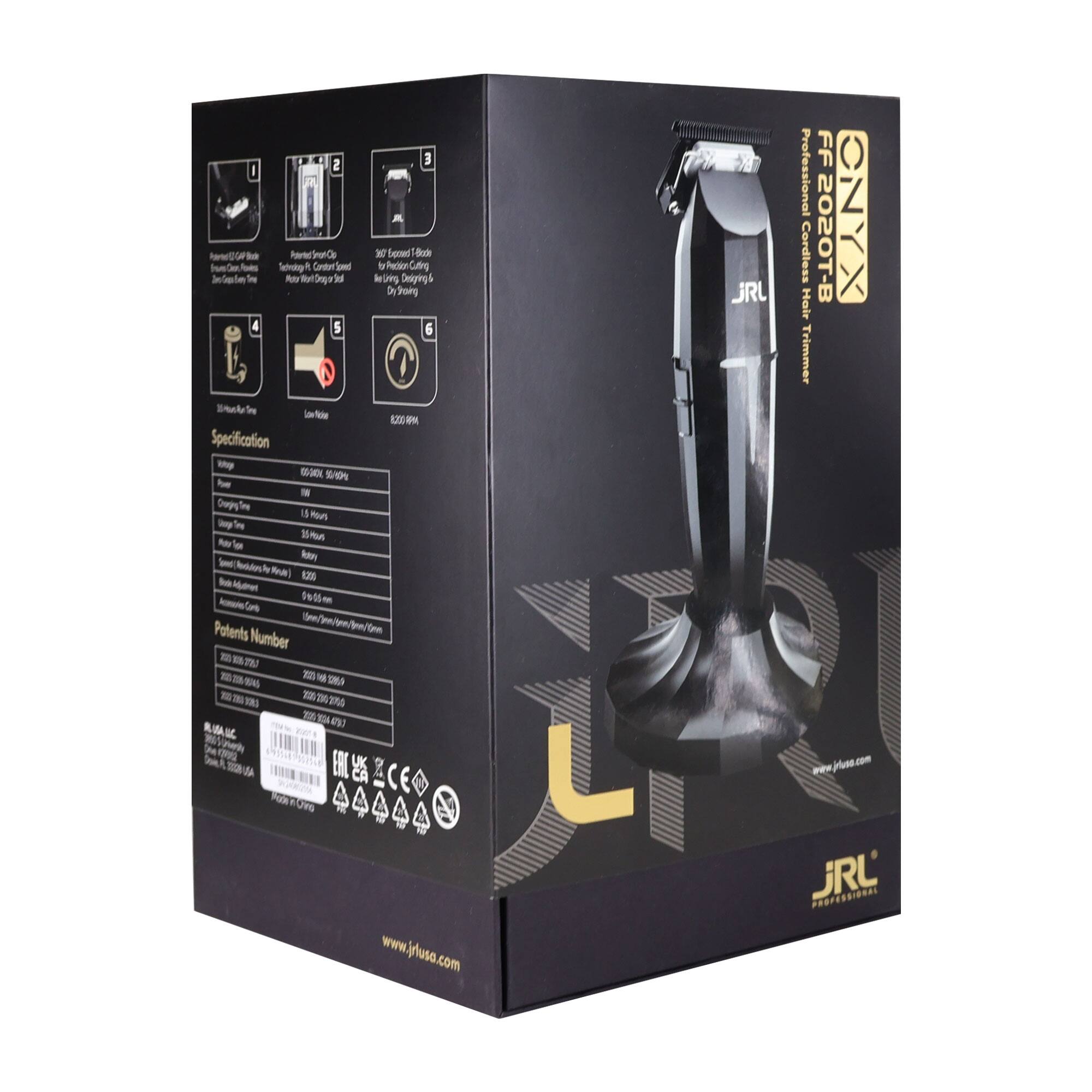 JRL ONYX Professional Cordless Hair Trimmer (Dual Voltage) FF