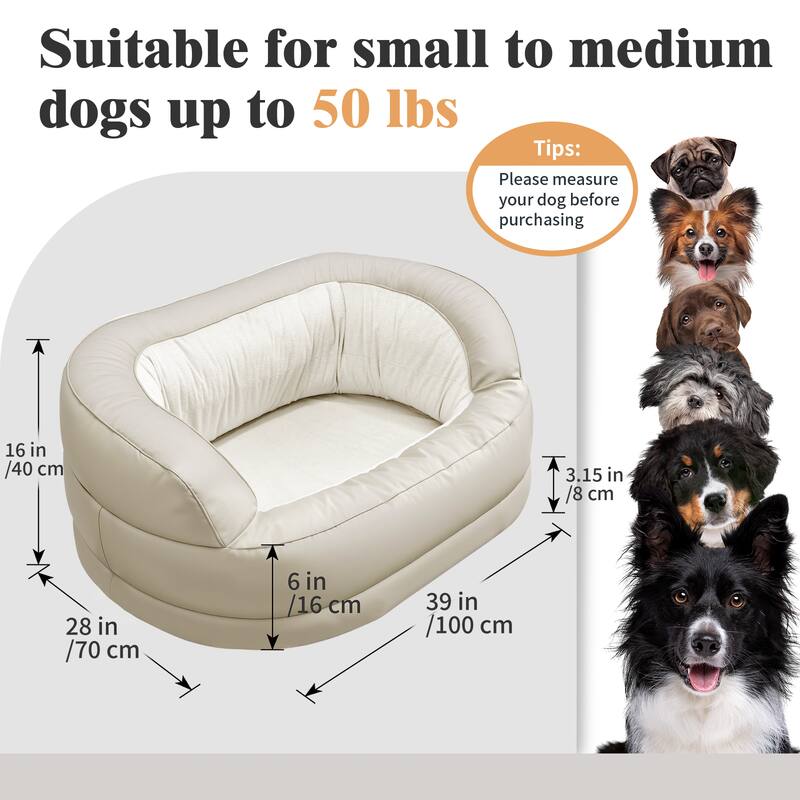 Suitable for small to medium dogs up to 50 lbs

Tips: Please measure your dog before purchasing

16 in / 40 cm  
3.15 in / 8 cm  
28 in / 70 cm  
6 in / 16 cm  
39 in / 100 cm