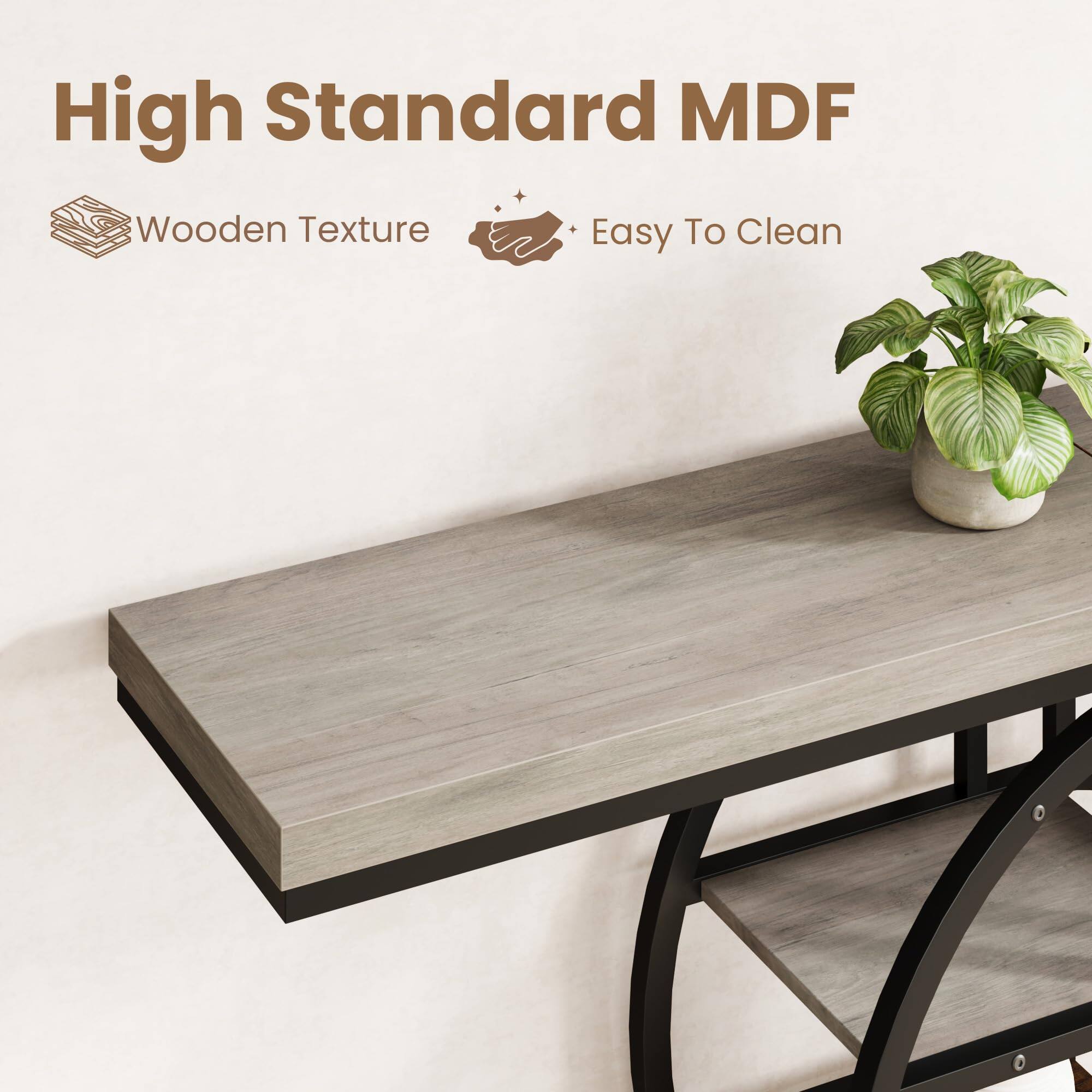 High Standard MDF  
Wooden Texture  
+ Easy To Clean