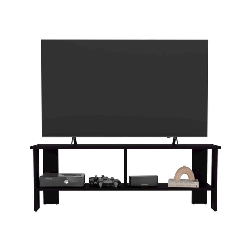 TuHome - Navia Tv Stand Wengue MDF - Black
