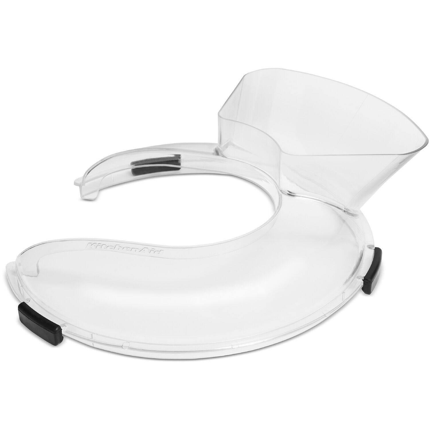 Alt View 1. KitchenAid - Secure Fit Pouring Shield Fits all 5, 5.5 & 6 Quart KitchenAid Stainless Steel Bowls - White.