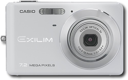 Best Buy: Casio EXILIM 7.2MP Digital Camera White EX-Z77WE