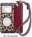 Front Standard. Liz Claiborne - Card Case for Apple® iPod™ nano - Leopard/Red.
