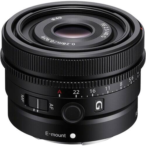 49 MECOS  
92ft  
10.028m/0  
FE25/40  
2.51  
40 G MF AF  
A  
22 11 16  
I I . G I 8 I i I I  
5.6  
E-mount