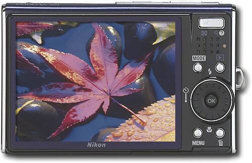 Best Buy: Nikon Coolpix 8.1MP Digital Camera Blue S51