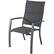 Alt View 21. Hanover - Naples 7-Piece Outdoor Dining Set with 6 Padded Sling Chairs and Expandable Dining Table - Gray/Gray.