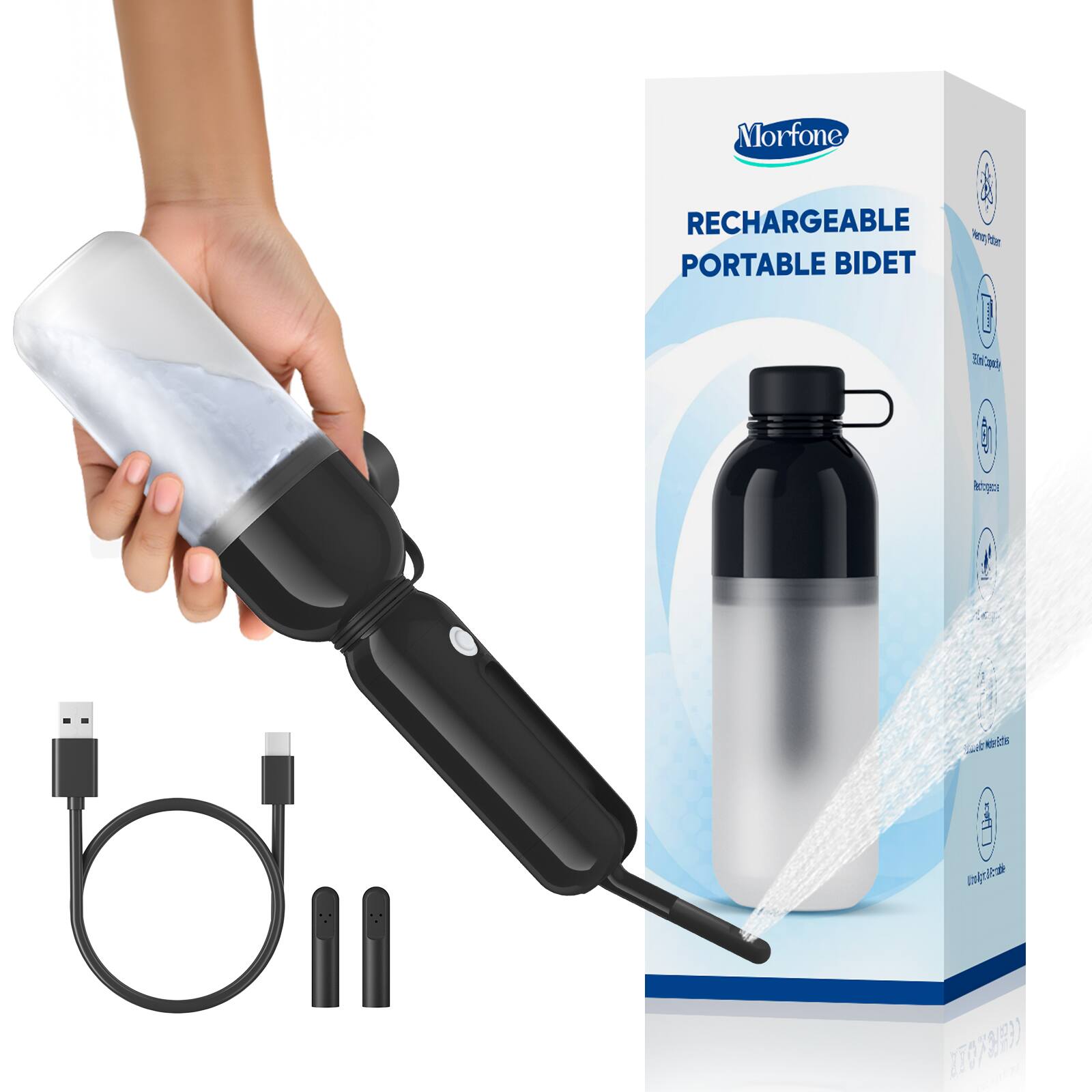 Morfone RECHARGEABLE PORTABLE BIDET