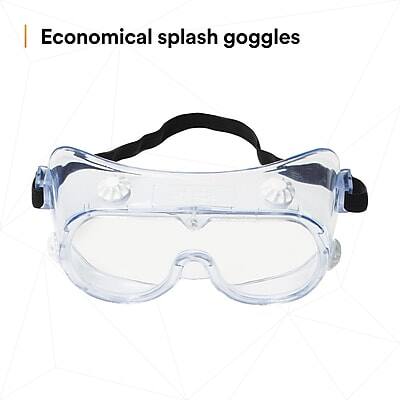 Economical splash goggles