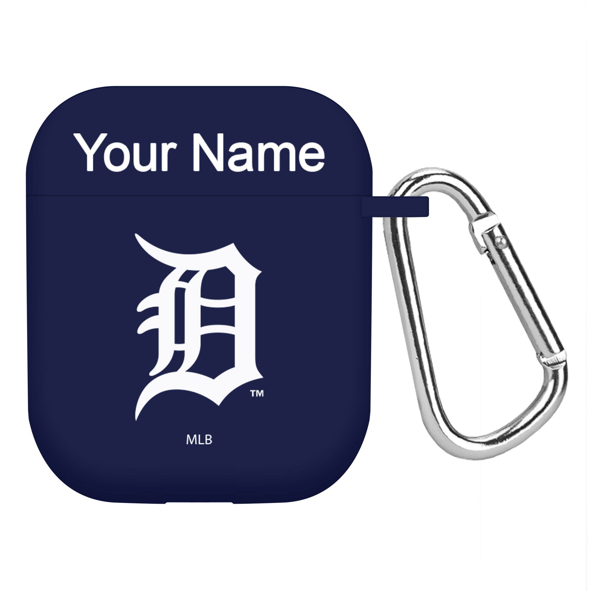 Artinian - Detroit Tigers Personalized Silicone AirPods Case Cover - Multicolor