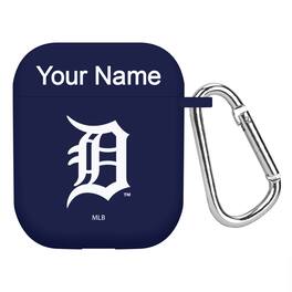 Artinian - Detroit Tigers Personalized Silicone AirPods Case Cover - Multicolor