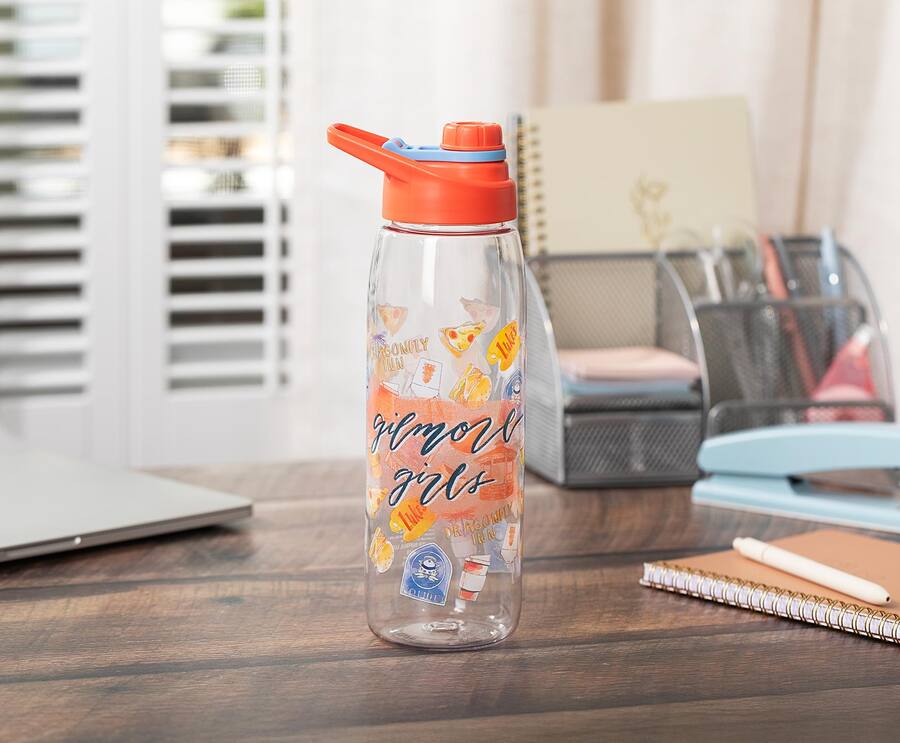 Silver Buffalo Gilmore Girls Watercolor Pattern Icons Water Bottle ...