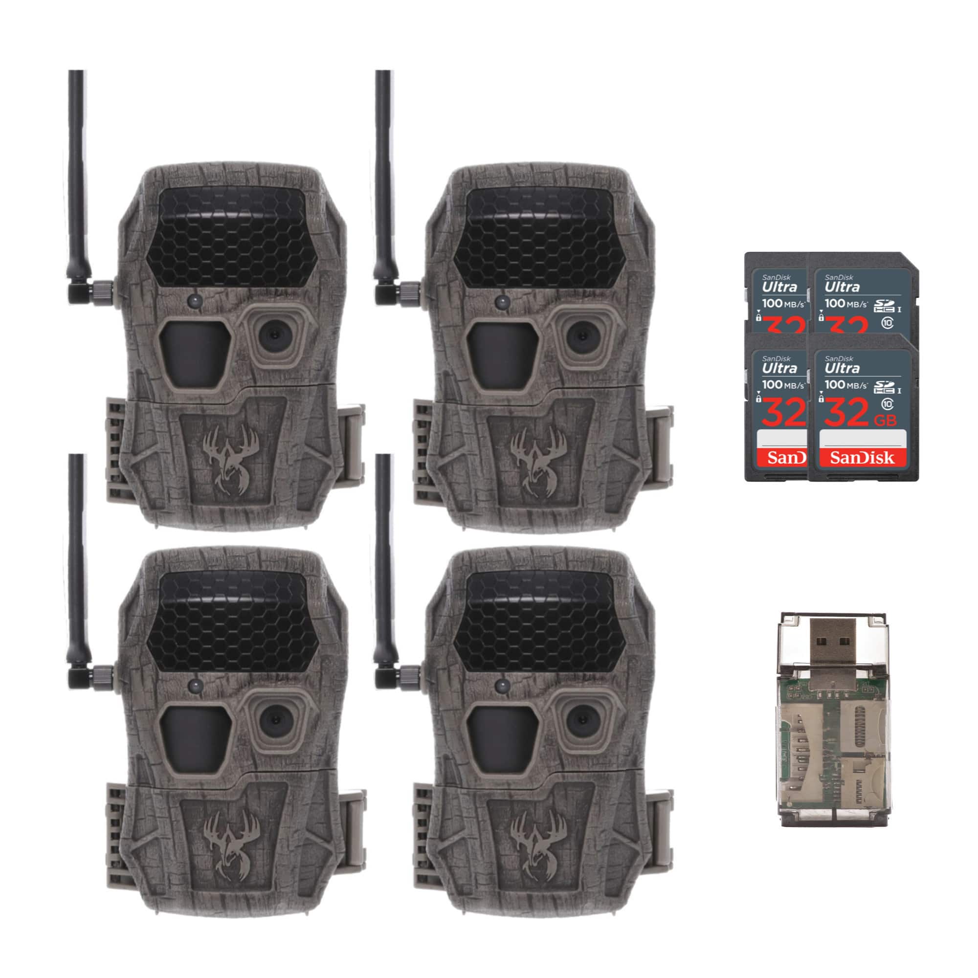 Wildgame Innovations - Encounter XT Cellular 26MP Trail Camera and 32GB Card