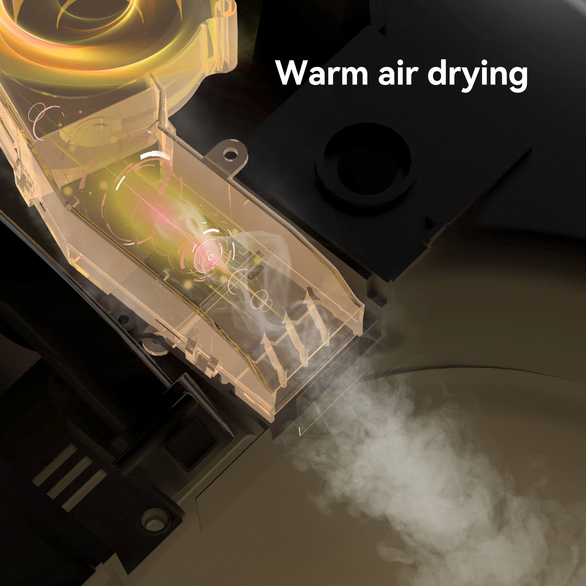 Warm air drying