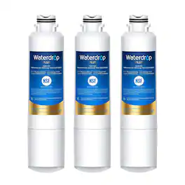 Waterdrop - WDP-DA29-00020B-3 Refrigerator Water Filter 3-Pack - White